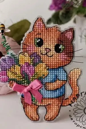 Cute Ginger Kitty Cross Stitch Pattern Fresh Stock