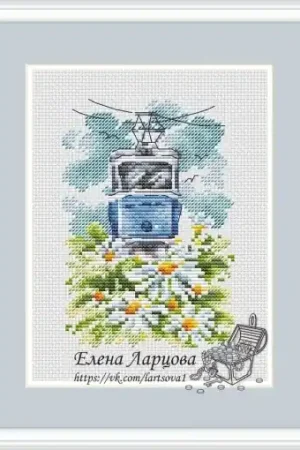 Order Now Tram - Summer Cross Stitch Pattern