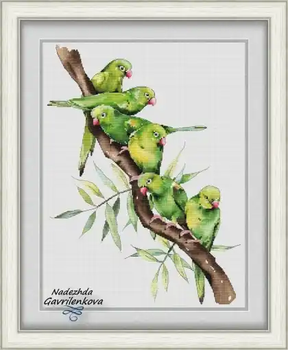 Certified Feathered Friends Cross Stitch Pattern
