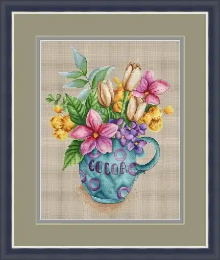 Spring Cocoa Cross Stitch Pattern Mega Sale