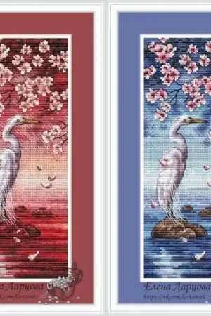 Must Have White Heron Cross Stitch Pattern