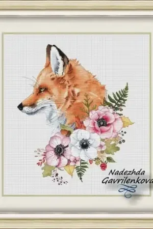 Authentic Mr Fox Cross Stitch Pattern