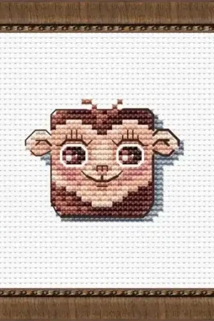 Luxury My Little Ones. Monkey Cross Stitch Pattern