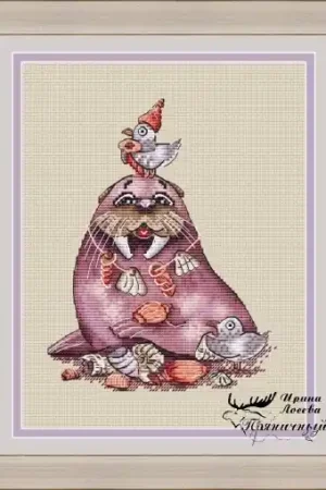 Place Order Walrus and Company Cross Stitch Pattern