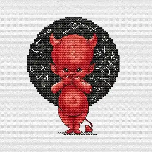 Top Rated Little Devil Cross Stitch Chart