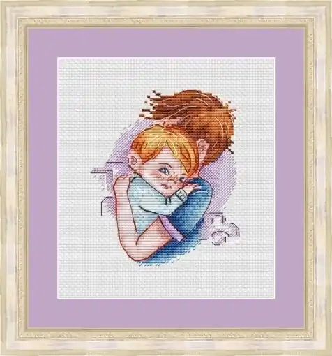 Time-Limited Daddy Hug Cross Stitch Pattern