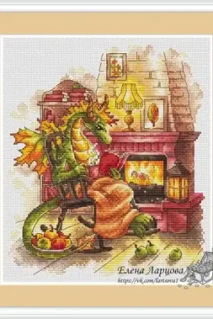 Luxury An Autumn Dragon Cross Stitch Pattern