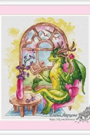 Spring Dragon Cross Stitch Chart Shop Now