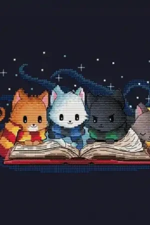 Exclusive Cozy Readings Cross Stitch Pattern
