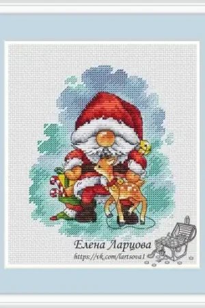 Cute Santa Claus Cross Stitch Pattern Final Sale