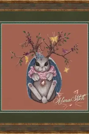 Moon Paws Cross Stitch Pattern Professional Grade