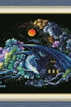 Hassle-Free Returns Dragon - Guardian of Good Dreams Cross Stitch Pattern