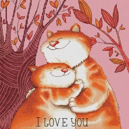 Cheap I Love You Cross Stitch Pattern