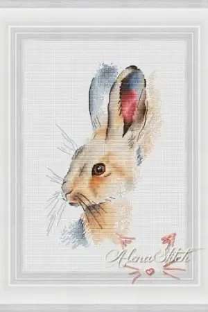 Hassle-Free Returns Hare Cross Stitch Pattern