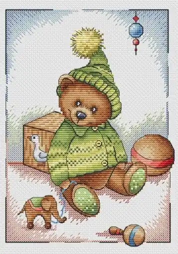 Trending Favorite Toys Cross Stitch Pattern