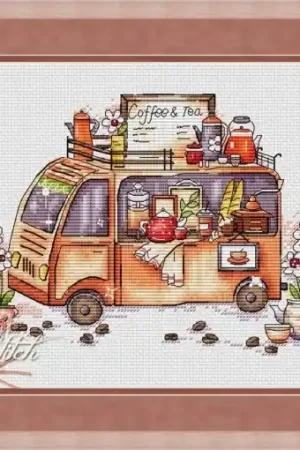 Coffee Van Cross Stitch Pattern Direct From Manufacturer