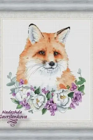 Mrs Fox Cross Stitch Pattern Weekend Sale