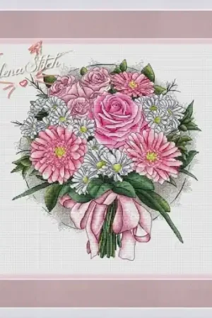Certified Pink Cloud Cross Stitch Chart