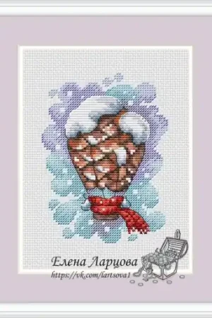 Order Now Hot Air Balloon - Winter Cross Stitch Pattern