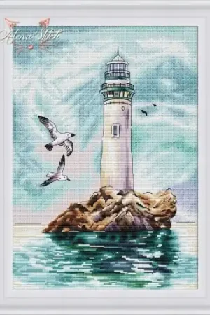 Flash Sale Azure Lightouse Cross Stitch Pattern
