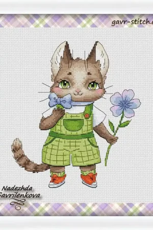 Top Rated Cornflower - PDF Cross Stitch Pattern