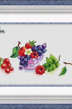 Limited Offer Assorted Berries - PDF Cross Stitch Pattern