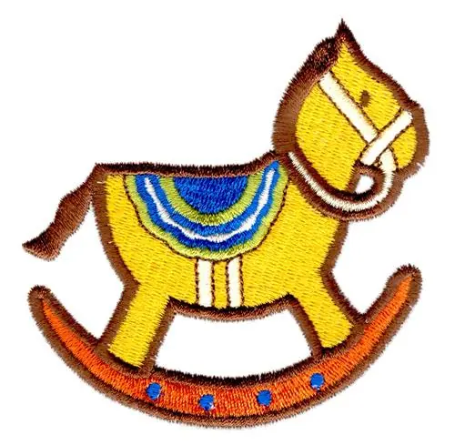 Rocking Horse Ornament Embroidery Design Best Seller