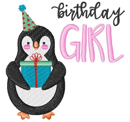 Super Sale Birthday Girl Embroidery Design