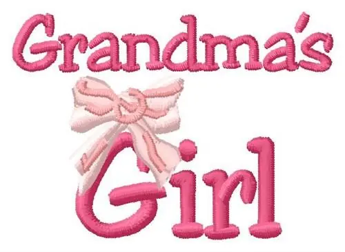 Grandmas Girl Embroidery Design New Arrival