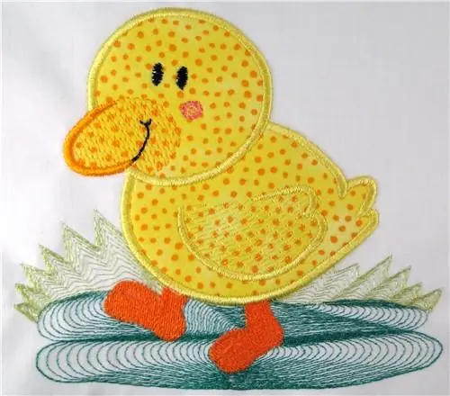 Applique Duck Embroidery Design Order Now