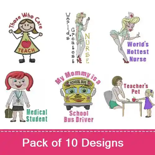 Seasonal Sale Super Women! Embroidery design pack by Machine Embroidery Designs, Embroidery Packs on EmbroideryDesigns.com