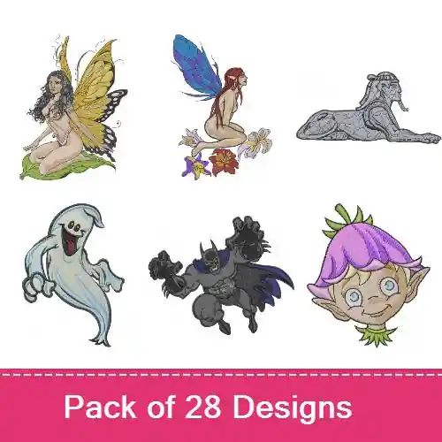 Holiday Characters Embroidery design pack by Machine Embroidery Designs, Embroidery Packs on EmbroideryDesigns.com Trending