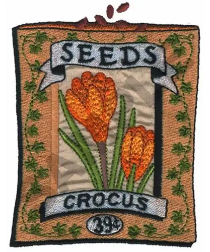Special Offer CROCUS Embroidery Design