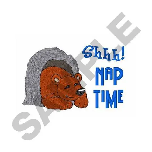 Grab Now NAP TIME Embroidery Design