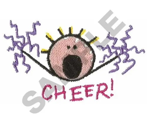 While Supplies Last CHEER! Embroidery Design