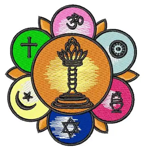 Religious Symbols Embroidery Design Deal