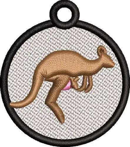 Seasonal Sale FSL Kangaroo Embroidery Design