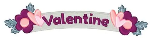 Budget Valentine Embroidery Design