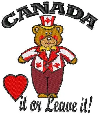 Canada Embroidery Design Worldwide Shipping
